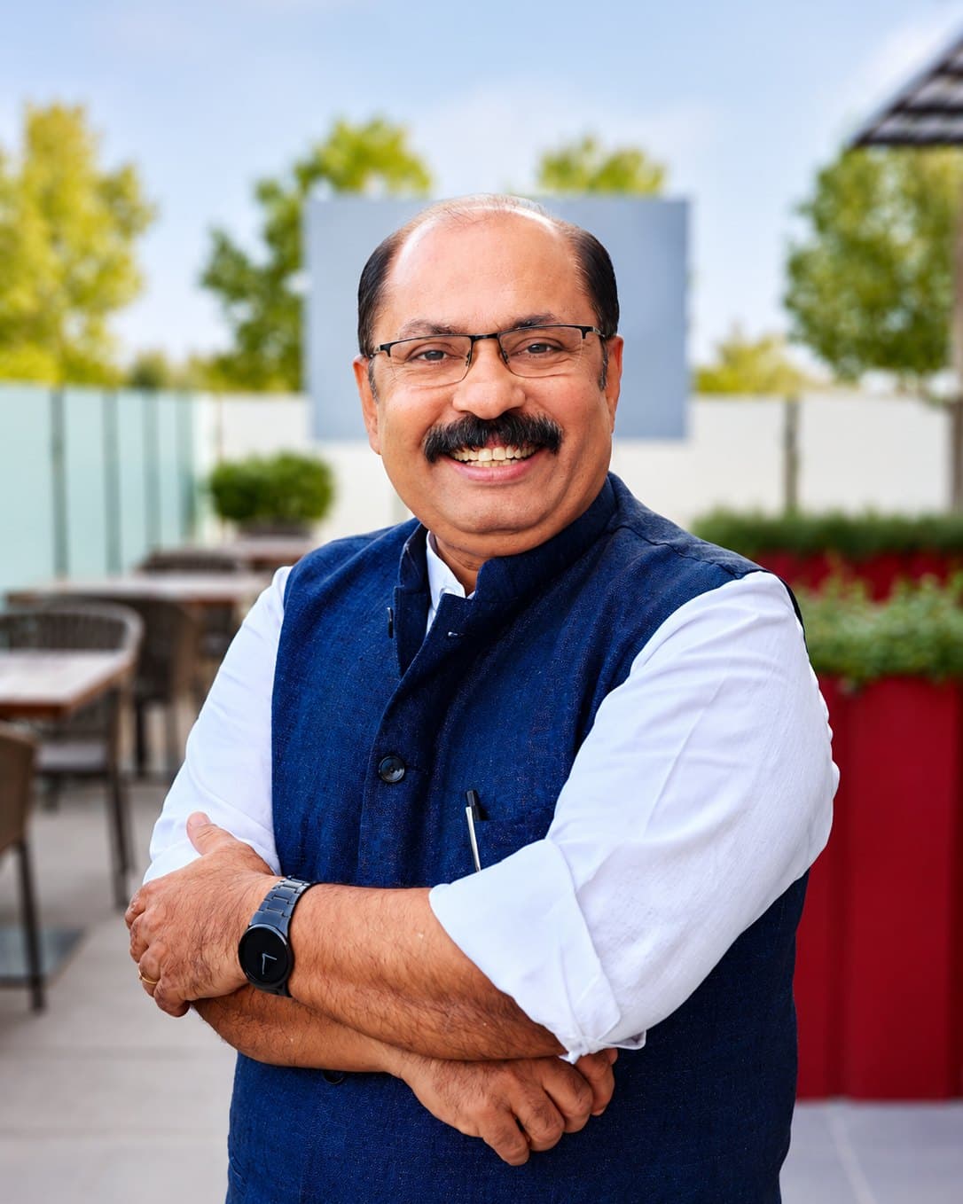 Portrait of Dr. Chackochen Mathai